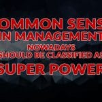 Common Sense in Management